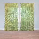 Sablio Záclony Detailní květ: 2ks 150x250cm – Hledejceny.cz