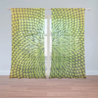 Sablio Záclony Detailní květ: 2ks 150x250cm – Hledejceny.cz