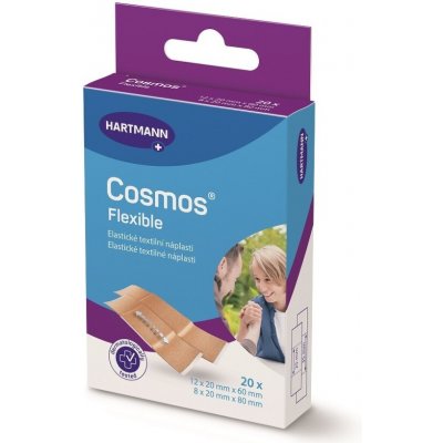 Cosmos Flexible 2 velikosti pružná náplast 20 ks – Zboží Mobilmania