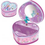 Šperkovnice s koníkem ve tvaru srdce fialová – Zbozi.Blesk.cz