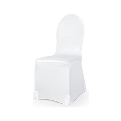 Potah na židli elastický bílý – Zboží Mobilmania