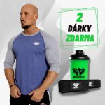 Pánské 3/4 tričko Iron Aesthetics Raglan blue/grey modrá – Zboží Dáma Pánské 3/4 tričko Iron Aesthetics Raglan blue/grey modrá – Zboží Dáma