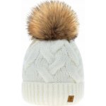 Fashionweek dámská čepice vlněn s bambulí Wool Vlna Bílá – Hledejceny.cz