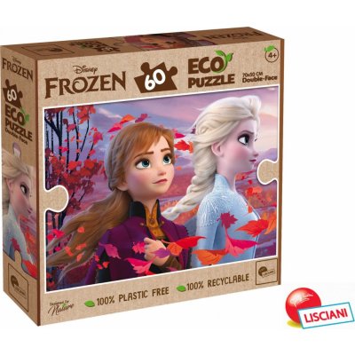 Lisciani Frozen ECO 60 Elsa a Anna 2v1 70x50cm – Hledejceny.cz