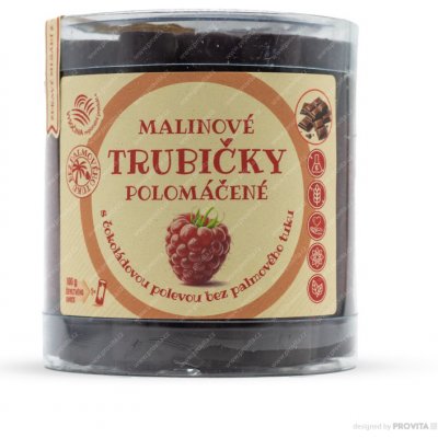 Bioprodukt JT Ovocné trubičky malina dóza 220 g – Hledejceny.cz