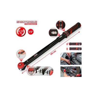 KS Tools 1/2 ERGOTORQUE 60-32Nm Ratchet Torque Wrench – Hledejceny.cz