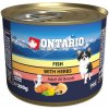 Konzerva pro psy Ontario multi fish and salmon oil 6 x 200 g