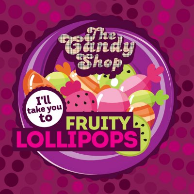 Big Mouth The Candy Shop Fruity Lollipops 10 ml