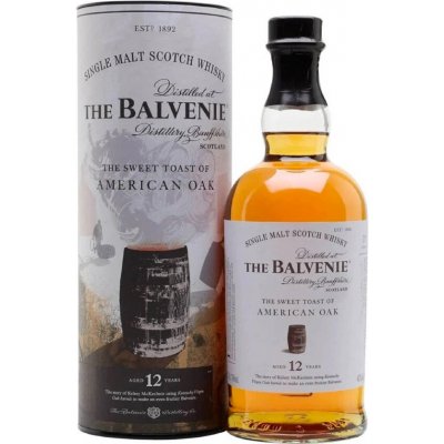 Balvenie 12y Sweet Toast of American Oak 43% 0,7 l (holá láhev) – Hledejceny.cz