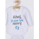Body s potiskem New Baby Ahoj já jsem tady nová. – Zboží Dáma