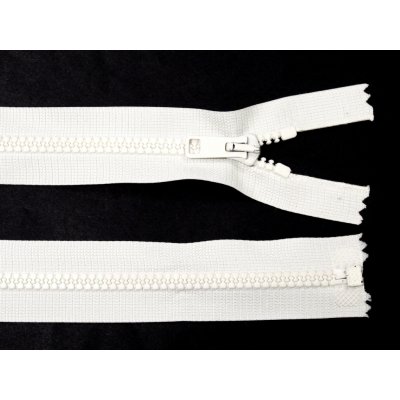 Kostěný zip no.5 rozepínací 60cm bundový color: 501 bílá – Hledejceny.cz