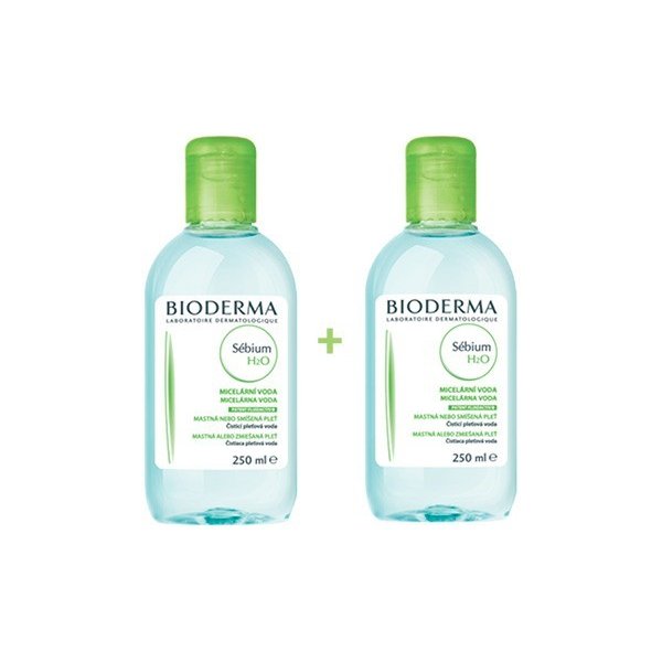 Kosmetická sada Bioderma Sébium H2O 250 ml + Sébium H2O 250 ml dárková sada