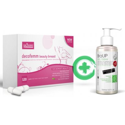 DecoFemm Beauty Breast 120 kapslí + BraUP Gel 150 ml – Zboží Dáma DecoFemm Beauty Breast 120 kapslí + BraUP Gel 150 ml – Zboží Dáma