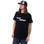 Horsefeathers SLASH black pánské tričko krátký rukáv