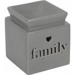 Something Different aroma lampa s nápisem FAMILY šedá 15 cm – Hledejceny.cz