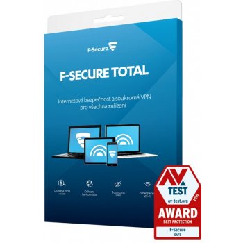 F-Secure TOTAL 3 lic. 1 rok (FCFTBR1N003G1)