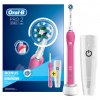 Elektrický zubní kartáček Oral-B Pro 2 2500 CrossAction Pink