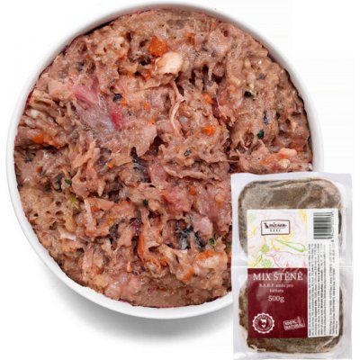 Mixáno BARF pro štěňata jemně mleté 2 x 250 g – Zbozi.Blesk.cz