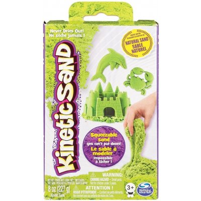 Kinetic Sand Kinetický písek zelený 227g – Zbozi.Blesk.cz