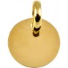 Přívěsky Šperky NM Zlatý kulatý přívěsek 1833