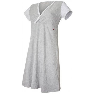 Little angel noční košile tenká outlast pruh bílošedý melír – Zboží Dáma