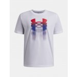 Under Armour Chlapecké tričko UA B Logo Blur SS Bílá – Hledejceny.cz