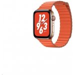 Coteetci kožený magnetický řemínek Loop Band pro Apple Watch 42 / 44mm oranžový WH5206-OR – Hledejceny.cz