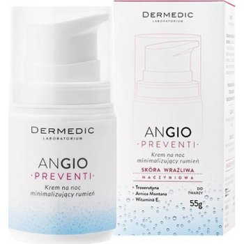 Dermedic Angio Preventi Noční pleťový krém minimalizující začervenání 55 ml