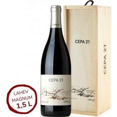 CEPA 21 Magnum suché červené 2021 14,5% 1,5 l (dřevěná kazeta) – Hledejceny.cz