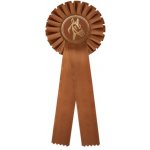 Kokarda jednořadá K1 hnědá – Zboží Dáma