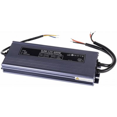 LED zdroj 12V 600W SLIM-12V-600W – Sleviste.cz