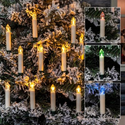 Haushalt International Bezdrátové svíčky na stromeček, 15 ks, se změnou barvy – Hledejceny.cz