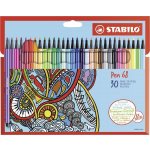 Stabilo Pen 68 30 ks sada 30 různých barev – Zboží Dáma