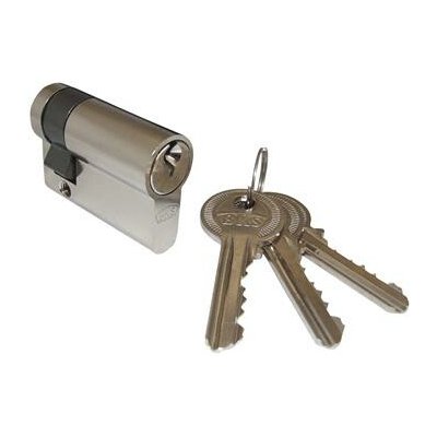 BKS Stavební půlvložka 35 mm, různé klíče, mosaz poniklovaná – Zbozi.Blesk.cz