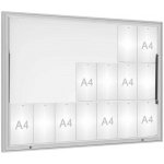 PROCITY Venkovní vitrína Classique, 21 x A4, sklo, elox | Zboží Auto