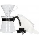 Alternativní příprava kávy Hario V60-02 Pour Over Kit Plastic Black