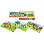 Teddies 00512010 PUZZLE Moje první zvířátka 18 dílků – Zboží Dáma