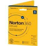 Norton 360 DELUXE 50GB + VPN 1 lic. 5 lic. 1rok (21405762) – Zbozi.Blesk.cz