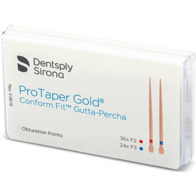 Dentsply Sirona ProTaper Gold Comfort FIt Gutta Percha F2-F3 60ks – Hledejceny.cz
