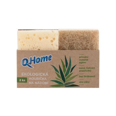 Q Home ECO houbička na nádobí (2ks/fol) – Zboží Dáma