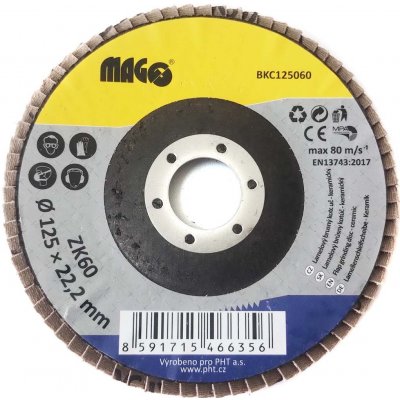 Magg Lamelový brusný kotouč 125 mm 80 BKC125080 – Zboží Dáma