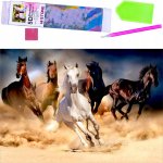 Norimpex Diamantové malování Splašené stádo 30 x 40 cm – Hledejceny.cz