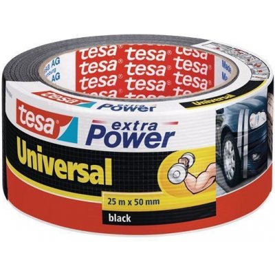 Tesa Extra Power 56388 Textilní páska univerzální 50 mm x 25 m černá