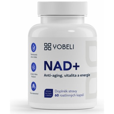 YOBELI® NAD+ YOBELI 60 kapslí – Hledejceny.cz