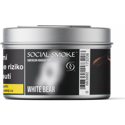 Social Smoke White Bear 200 g – Sleviste.cz