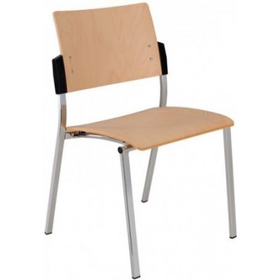Alba Empire Konferenční židle SQUARE dřevěná P17PP – Zboží Mobilmania