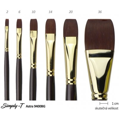 Štetec Astra - plochý 10 – Zboží Mobilmania