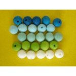 BD-Tova Kulička vatová ø 15 mm modrozelený mix 25 ks – Hledejceny.cz