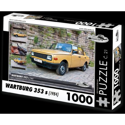 Retro-Auta č. 21 Wartburg 353 s 1984 1000 dílků – Zbozi.Blesk.cz