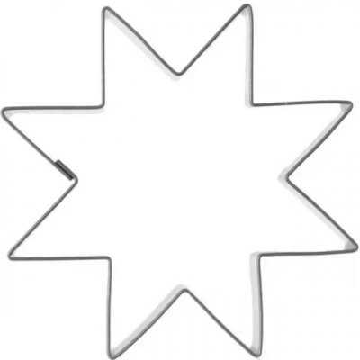 Vykrajovačka nerez hvězda 8 cípů – Hledejceny.cz